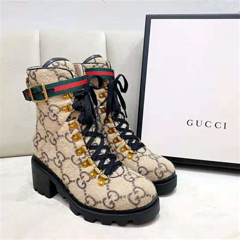 gucci wool boots women's|authentic Gucci boots women.